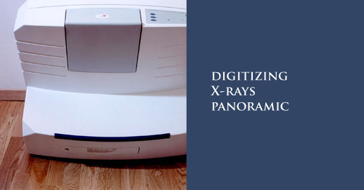 Panoramic dental radiographic digitalization